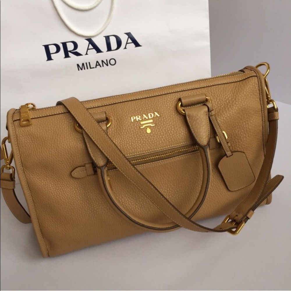 Prada Vitello Daino leather handbag